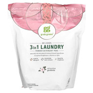 <img alt="Grab Green, 3-in-1 Laundry Powder Detergent Pods, Gardenia, 60 Loads, 2 lbs 2 oz (960 g)" title="Grab Green, 3-in-1 Laundry Powder Detergent Pods, Gardenia, 60 Loads, 2 lbs 2 oz (960 g),854822003134"