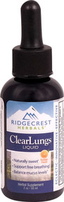 RidgeCrest Herbals ClearLungs Liquid Orange - 2 fl oz