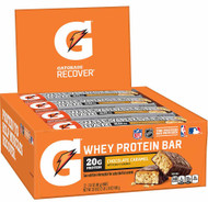 Gatorade Whey Protein Bar Chocolate Caramel - 12 Pack