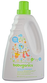 Babyganics 3X Laundry Detergent Fragrance Free -- 60 fl oz