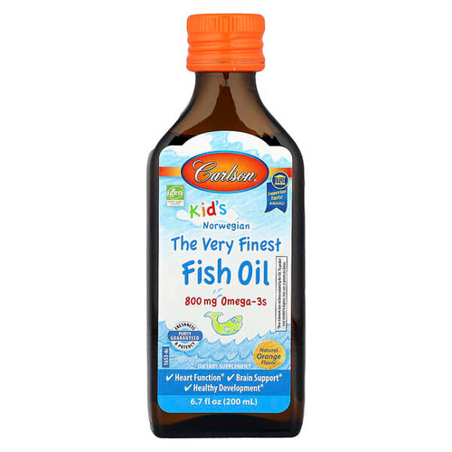 <img alt="Carlson, Kids, Norwegian, The Very Finest Fish Oil, Natural Orange, 6.7 fl oz (200 ml), (2,300 mg per Serving)" title="Carlson, Kids, Norwegian, The Very Finest Fish Oil, Natural Orange, 6.7 fl oz (200 ml), (2,300 mg per Serving),088395016530"