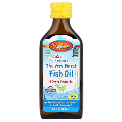 <img alt="Carlson, Kids, Norwegian, The Very Finest Fish Oil, Natural Lemon, 800 mg, 6.7 fl oz (200 ml)" title="Carlson, Kids, Norwegian, The Very Finest Fish Oil, Natural Lemon, 800 mg, 6.7 fl oz (200 ml),088395015434"