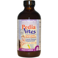 Michaels Naturopathic, Pedia Vites, Infant & Toddler Multi Vitamin, Natural Citrus Flavor, 8 fl oz (237 ml)