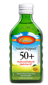 Carlson Nutra-Support 50 plus Natural Lemon - 8.4 fl oz