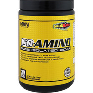 MAN Sports, ISO-Amino, Pure Isolated BCAA, Sour Batch, 7.41 oz (210 g)