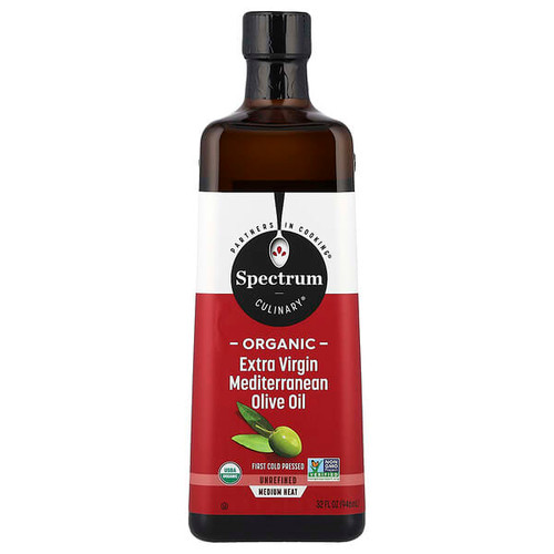 <img alt="Spectrum Culinary, Organic Extra Virgin Mediterranean Olive Oil, 32 fl oz (946 ml)" title="Spectrum Culinary, Organic Extra Virgin Mediterranean Olive Oil, 32 fl oz (946 ml),022506002333"