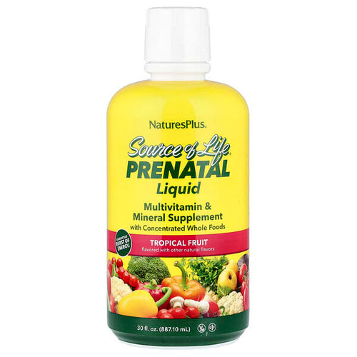 <img alt="NaturesPlus, Source of Life, Prenatal Liquid, Tropical Fruit, 30 fl oz (887.10 ml)" title="NaturesPlus, Source of Life, Prenatal Liquid, Tropical Fruit, 30 fl oz (887.10 ml),097467308411"
