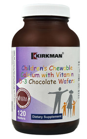 Kirkman Childrens Chewable Calcium with Vitamin D3 Chocolate Wafer - 120 Wafers