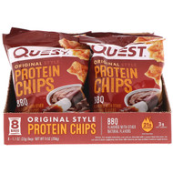 Quest Nutrition, Original Style Protein Chips, BBQ, 8 Pack, 1.1 oz (32 g) Each