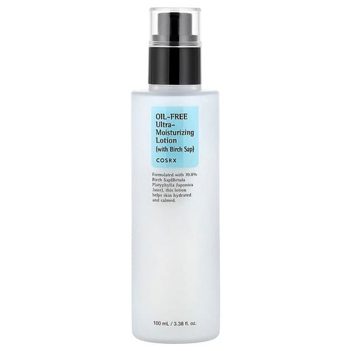 <img alt="CosRx, Oil-Free Ultra-Moisturizing Lotion with Birch Sap, 3.38 fl oz (100 ml)" title="CosRx, Oil-Free Ultra-Moisturizing Lotion with Birch Sap, 3.38 fl oz (100 ml),8809416470559"