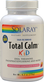 Solaray Total Calm Kid Sugar Free Drink Mix Strawberry Lemonade - 6.2 oz