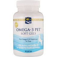 Nordic Naturals, Omega-3 Pet, Soft Gels, For Dogs, 90 Soft Gels