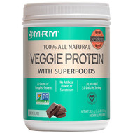 MRM, Nutrition, Veggie Protein with Superfoods, Chocolate, 1.26 lbs (570 g)