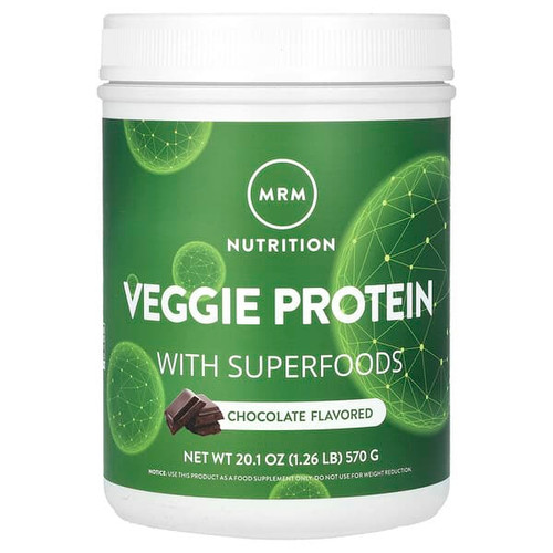<img alt="MRM Nutrition, Veggie Protein with Superfoods, Chocolate, 1.26 lb (570 g)" title="MRM Nutrition, Veggie Protein with Superfoods, Chocolate, 1.26 lb (570 g),609492722300"