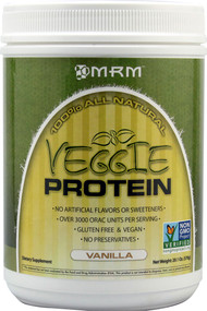 MRM, Nutrition, Veggie Protein with Superfoods, Vanilla, 1.26 lb (570 g)