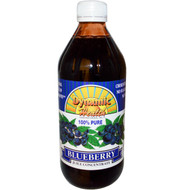 Dynamic Health  Laboratories, Pure Blueberry, 100% Juice Concentrate, Unsweetened, 16 fl oz (473 ml)