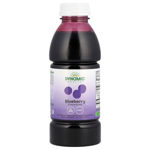 <img alt="Dynamic Health, Blueberry Concentrate, 16 fl oz (473 ml)" title="Dynamic Health, Blueberry Concentrate, 16 fl oz (473 ml),790223100662"