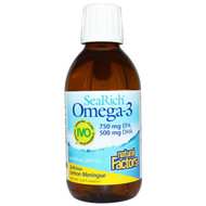 Natural Factors SeaRich Omega-3 750 mg EPA 500 mg DHA Lemon Meringue - 6.76 fl oz