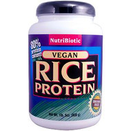 NutriBiotic, Raw Rice Protein, Plain , 1 lb. 5 oz (600 g)