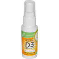 Global Health Trax Plant Based Vitamin D3 - 400 IU - 0.65 fl oz