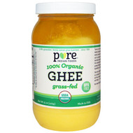 Pure Indian Foods, 100% Organic Grass-Fed Original Ghee, 15 oz (425 g)