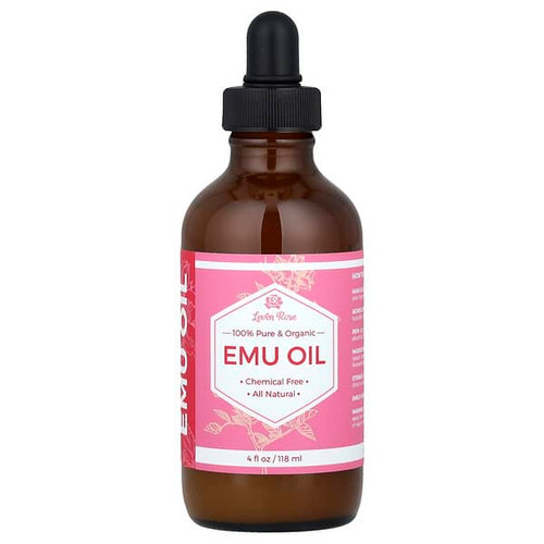 <img alt="Leven Rose, 100% Pure & Organic Emu Oil, 4 fl oz (118 ml)" title="Leven Rose, 100% Pure & Organic Emu Oil, 4 fl oz (118 ml),858517007025"