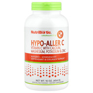 <img alt="NutriBiotic, Immunity, Hypo-Aller C Vitamin C with Calcium, Magnesium, Potassium & Zinc, 16 oz (454 g)" title="NutriBiotic, Immunity, Hypo-Aller C Vitamin C with Calcium, Magnesium, Potassium & Zinc, 16 oz (454 g),728177005016"