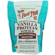 Bobs Red Mill, Vanilla Protein Powder, Nutritional Booster with Chia & Probiotics, 16 oz (453 g)