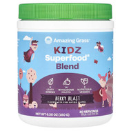 <img alt="Amazing Grass, Kidz Superfood Blend, Berry Blast, 6.35 oz (180 g)" title="Amazing Grass, Kidz Superfood Blend, Berry Blast, 6.35 oz (180 g),829835000333"