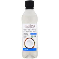 Nutiva, Organic Liquid Coconut Oil, Classic, 16 fl oz (473 ml) (Discontinued Item)