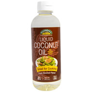 Now Foods, Ellyndale Naturals, Liquid Coconut Oil, Pure Coconut Flavor, 16 fl oz (473 ml)