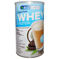 Biochem Sports 100% Whey Protein Powder Sugar Free Cocoa Coconut -- 11.5 oz