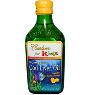 Carlson Labs, Kids, Norwegian Cod Liver Oil, Natural Lemon Flavor, 8.4 fl oz (250 ml)