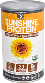 Designer Protein Sunshine Organic Protein Chocolate - 12 oz