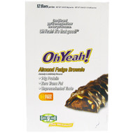 Oh Yeah!, Almond Fudge Brownie, 12 Bars, 1.59 oz (45 g) Each