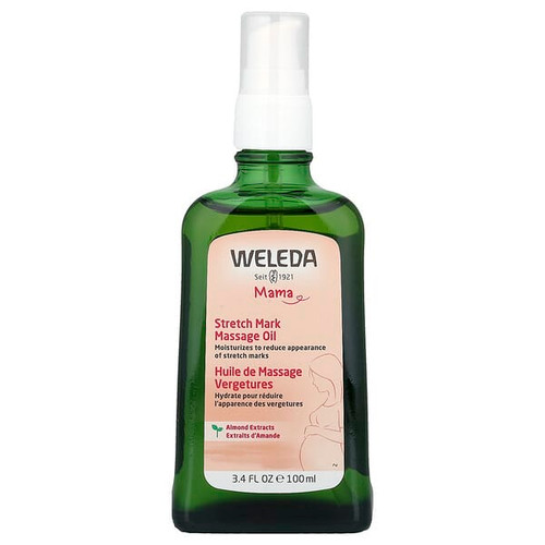<img alt="Weleda, Mama, Stretch Mark Massage Oil, Almond Extracts, 3.4 fl oz (100 ml)" title="Weleda, Mama, Stretch Mark Massage Oil, Almond Extracts, 3.4 fl oz (100 ml),4001638095112"