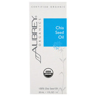 Aubrey Organics, Organic, Chia Seed Oil, 1 fl oz (30 ml)