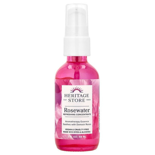 <img alt="Heritage Store, Rosewater Refreshing Concentrate, 2 fl oz (59 ml)" title="Heritage Store, Rosewater Refreshing Concentrate, 2 fl oz (59 ml),076970280094"