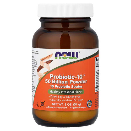 <img alt="NOW Foods, Probiotic-10 Powder, 2 oz (57 g)" title="NOW Foods, Probiotic-10 Powder, 2 oz (57 g),733739029270"