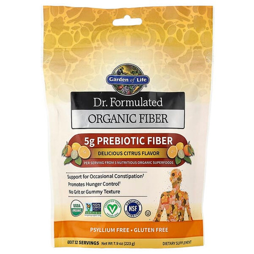 <img alt="Garden of Life, Dr. Formulated Organic Fiber, Citrus, 7.9 oz (223 g)" title="Garden of Life, Dr. Formulated Organic Fiber, Citrus, 7.9 oz (223 g),658010118415"