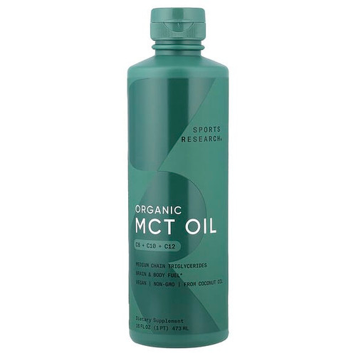 <img alt="Sports Research, Organic MCT Oil, C8 + C10 + C12, 16 fl oz (473 ml)" title="Sports Research, Organic MCT Oil, C8 + C10 + C12, 16 fl oz (473 ml),023249011019"