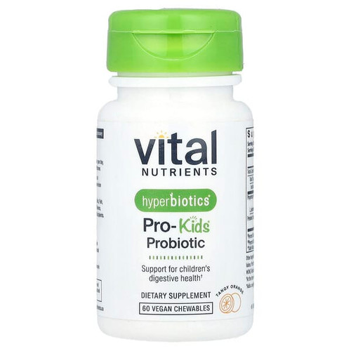 <img alt="Vital Nutrients, Hyperbiotics, Pro-Kids Probiotic, Tangy Orange, 60 Vegan Chewables" title="Vital Nutrients, Hyperbiotics, Pro-Kids Probiotic, Tangy Orange, 60 Vegan Chewables,9506000058528"