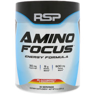 RSP Nutrition, Amino Focus, Energy Formula, Blackberry Lemonade, 8 oz (225 g)