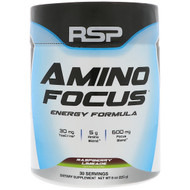 RSP Nutrition, Amino Focus, Energy Formula, Raspberry Limeade, 8 oz (225 g)