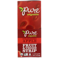 Pure Organic, Organic, Fruit & Veggie Strip, Strawberry Apple, 24 Strips, 0.49 oz (14 g) Each