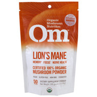Organic Mushroom Nutrition, Lions Mane, Mushroom Powder , 3.57 oz (100 g)