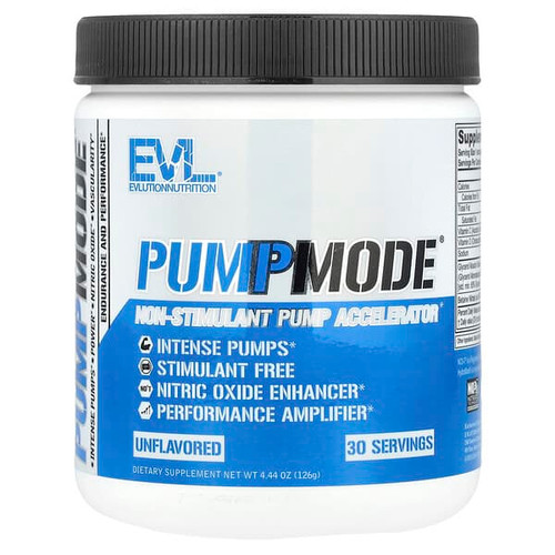 <img alt="EVLution Nutrition, PumpMode, Non-Stimulant Pump Accelerator, Unflavored, 4.44 oz (126 g)" title="EVLution Nutrition, PumpMode, Non-Stimulant Pump Accelerator, Unflavored, 4.44 oz (126 g),710051864550"