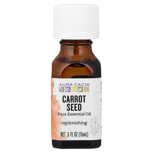 <img alt="Aura Cacia, Pure Essential Oil, Carrot Seed, 0.5 fl oz (15 ml)" title="Aura Cacia, Pure Essential Oil, Carrot Seed, 0.5 fl oz (15 ml),051381911560"