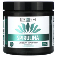 <img alt="Zhou Nutrition, Spirulina, Longevity Superfood, 6 oz (170 g)" title="Zhou Nutrition, Spirulina, Longevity Superfood, 6 oz (170 g),859805006324"