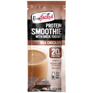 FlapJacked, Protein Smoothie With Greek Yogurt, Milk Chocolate, 12 Packets, 1.6 oz (46 g) Each